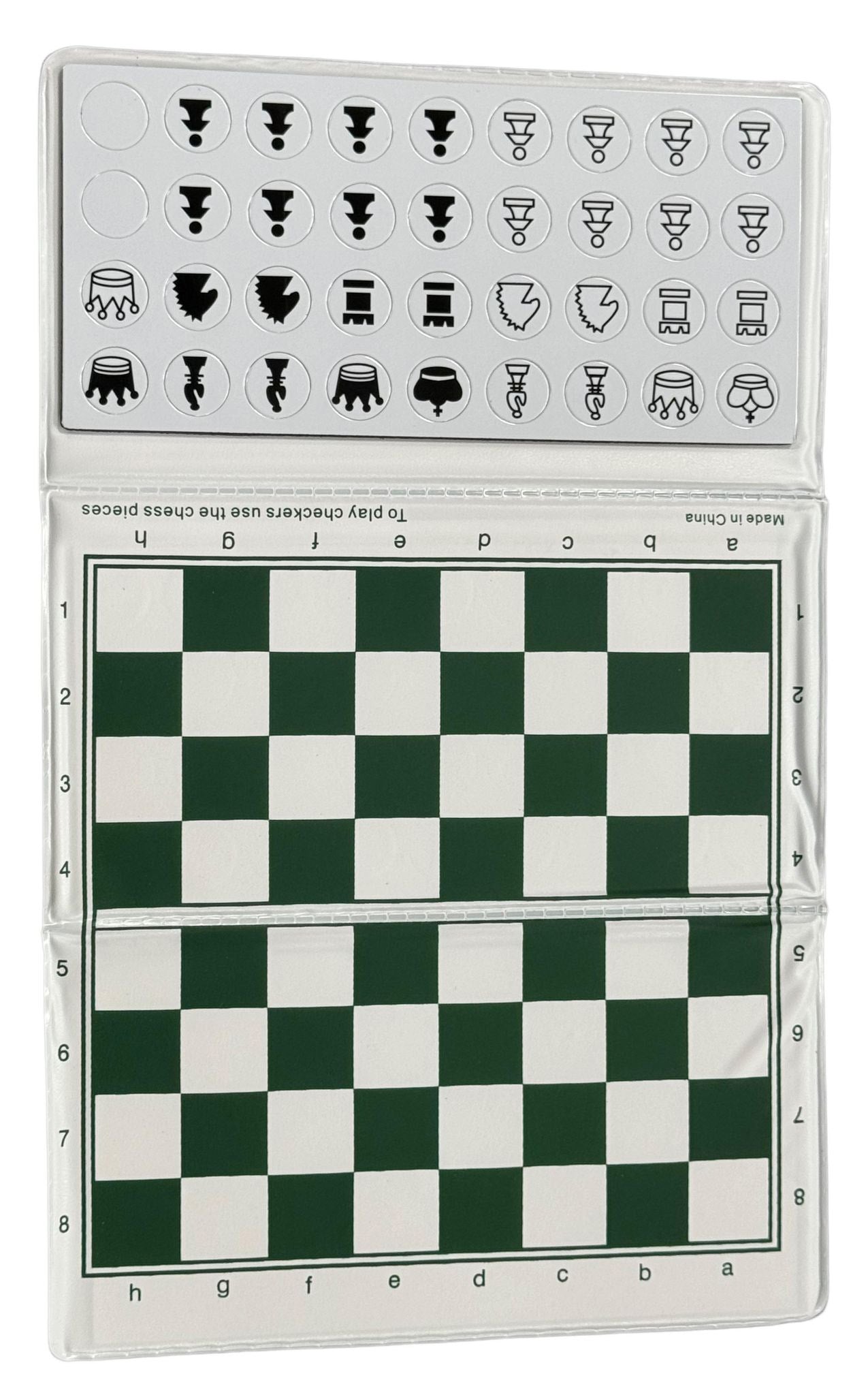 Checkbook Magnetic Chess Set - Small 6" Pocket Size - By Chess Gorilla